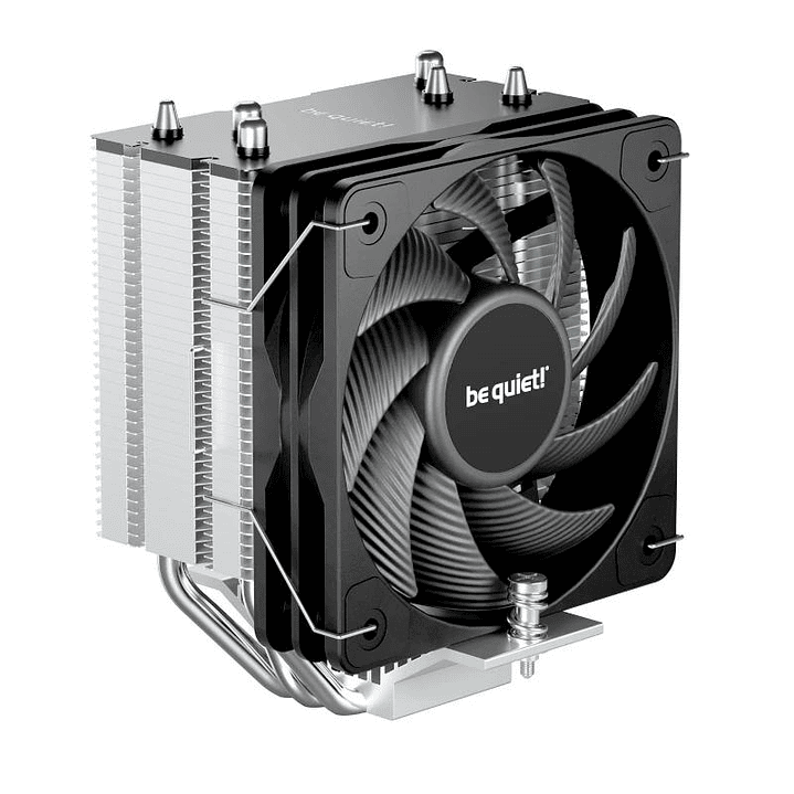 be quiet! Ventilador Pure Rock Slim 3 10 cm Plata 2