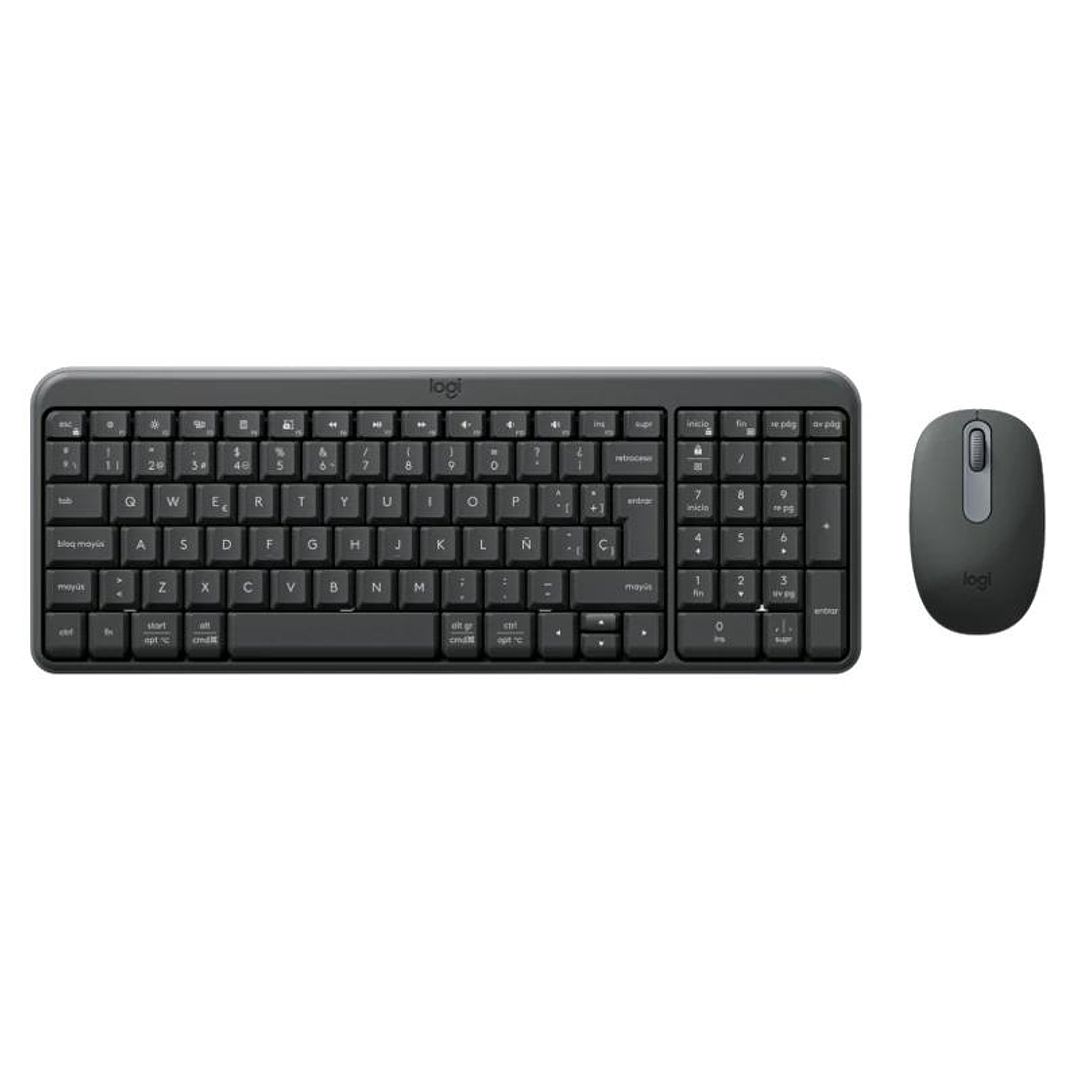 Logitech Teclado+raton MK250 bluet Negro 1