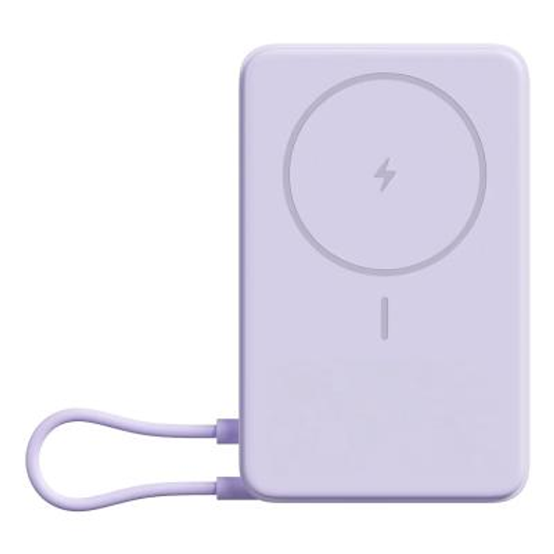 Xiaomi Magnetic Power Bank 10000 con Soporte Integrado - Carga Inalambrica Magnetica - 20W Max - USB C Bidireccional - 5900 mAh / 37 Wh - Pantalla Int 1