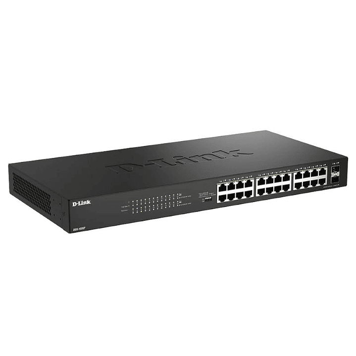 D-Link DGS-1026P/E Switch 24xGbE PoE+ 2xSFP 2