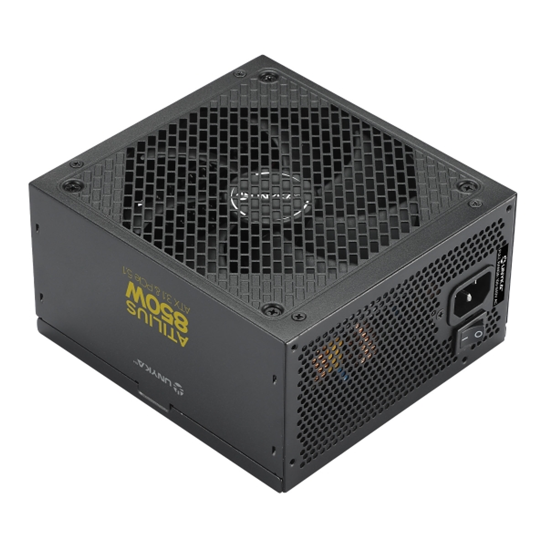 Unykach Atilius 3.1 Black 850W 80 Plus Gold Fuente de Alimentacion 850W ATX 3.1 - Full Modular - Ventilador 120mm 1
