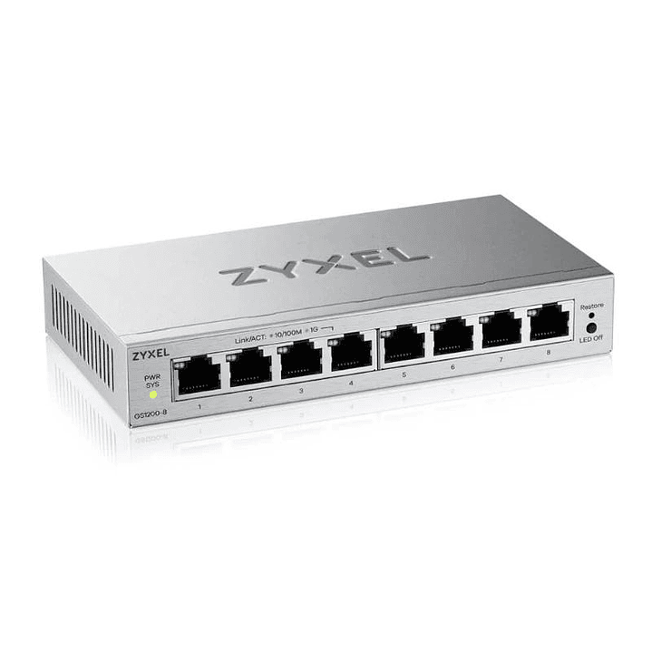 ZyXEL GS1200-8V3 Switch 8xGbE 2