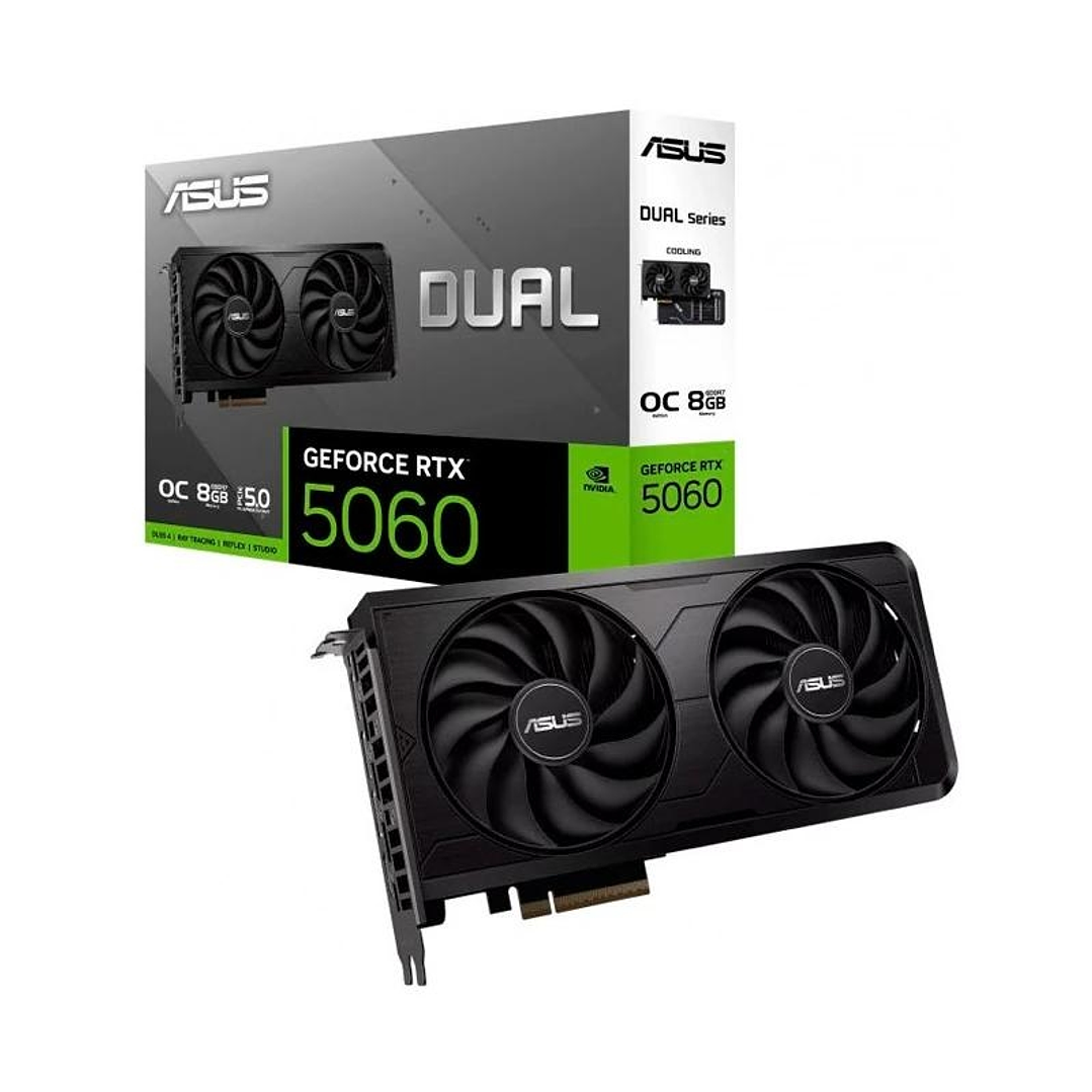 ASUS VGA NVIDIA DUAL RTX 5060 O8G EVO 8GB DDR7 1