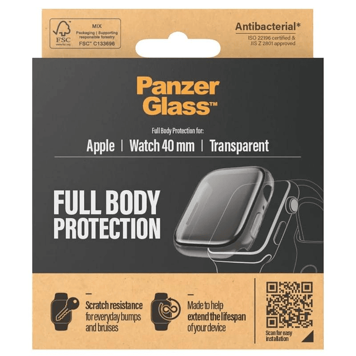 PanzerGlass Protector AppleWatch 4/5/6/SE 40mm Tra 4