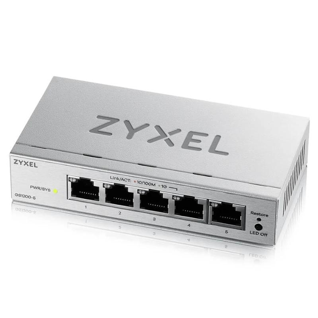 ZyXEL GS1200-5V3 Switch 5xGbE 1