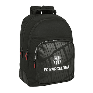 Safta F.C.Barcelona Mochila con 2 Compartimentos - Antirozaduras - Adaptable a Carro - Bolsillo Frontal - Portabotellas - Tirador Doble - Hombreras Er