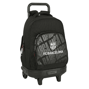 Safta F.C.Barcelona Mochila con Carro - Extraible - Bolsillo Frontal - Portabotellas - Tirador Doble - Hombreras Acolchadas - Asa Acolchada - Tarjeta 