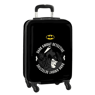 Safta Batman Hero Maleta Trolley de Cabina 20 - Cierre con Candado - Interior Forrado - Ruedas Giratorias - Asa Extensible - Material ABS y PC - 40.1