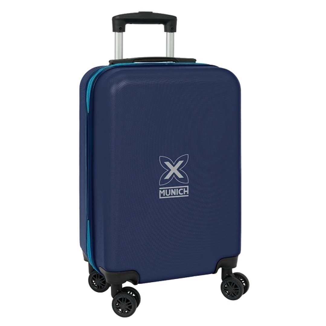 Safta Munich Nautic Maleta Trolley de Cabina 20 - Cierre con Candado - Interior Forrado - Ruedas Giratorias 360° - Asa Extensible Ajustable - 40.1L - 1