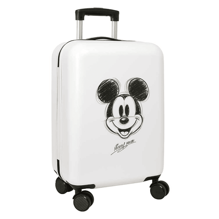 Safta Mickey Mouse Baby Maleta Trolley de Cabina 20 - 40.1L - Interior Organizado - Cierre con Candado - Ruedas Giratorias - Facil de Transportar - 3 1