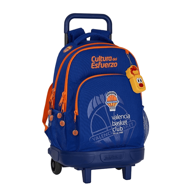 Safta Valencia Basket Mochila con Carro - Extraible - 2 Compartimentos - Portabotellas - Tirador Doble - Hombreras Acolchadas - Tarjeta ID - Bandeja P 1