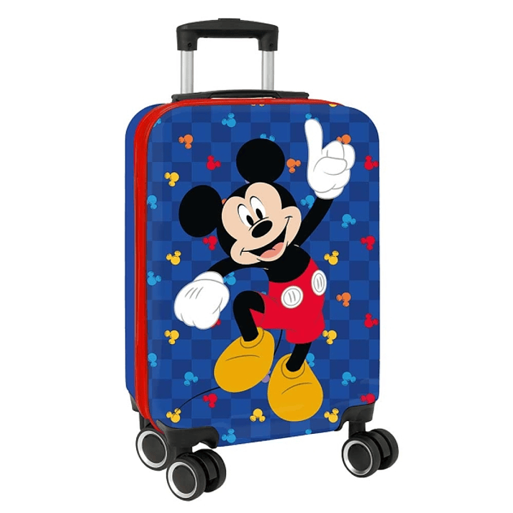 Safta Mickey Mouse Good Day Maleta Trolley de Cabina 20 - Cierre con Candado - Organizador con Cremallera - Cintas con PVC - Asa Flexible de PVC - 40 1