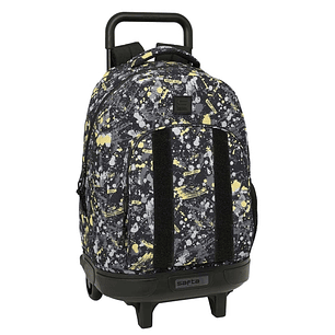 Safta Graffiti Splash Mochila con Carro - Extraible - Bolsillo Frontal - Portabotellas - Tirador Doble - Hombreras Acolchadas - Asa Acolchada - Tarjet