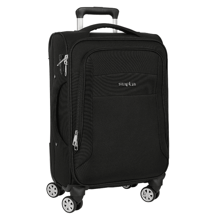 Safta Business Maleta Trolley de Cabina 20 - Cierre con Candado - Bolsillo para Portatil - Cintas de Sujecion - Ajustable - Protecciones Laterales -  1