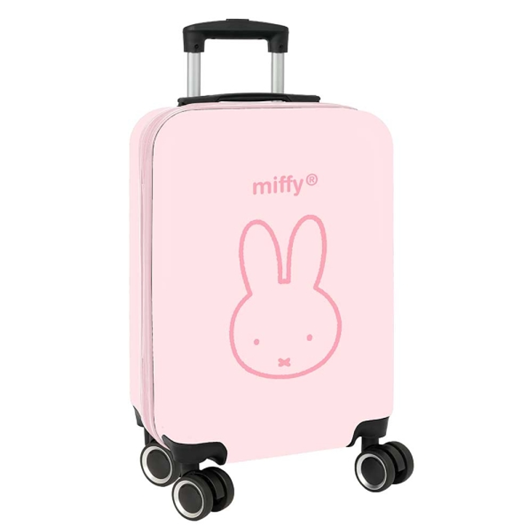 Safta Miffy Flores Maleta Trolley de Cabina 20 - Cierre con Candado - Interior Forrado - Cremallera - Cintas Elasticas - Ruedas Giratorias - Ajustabl 1