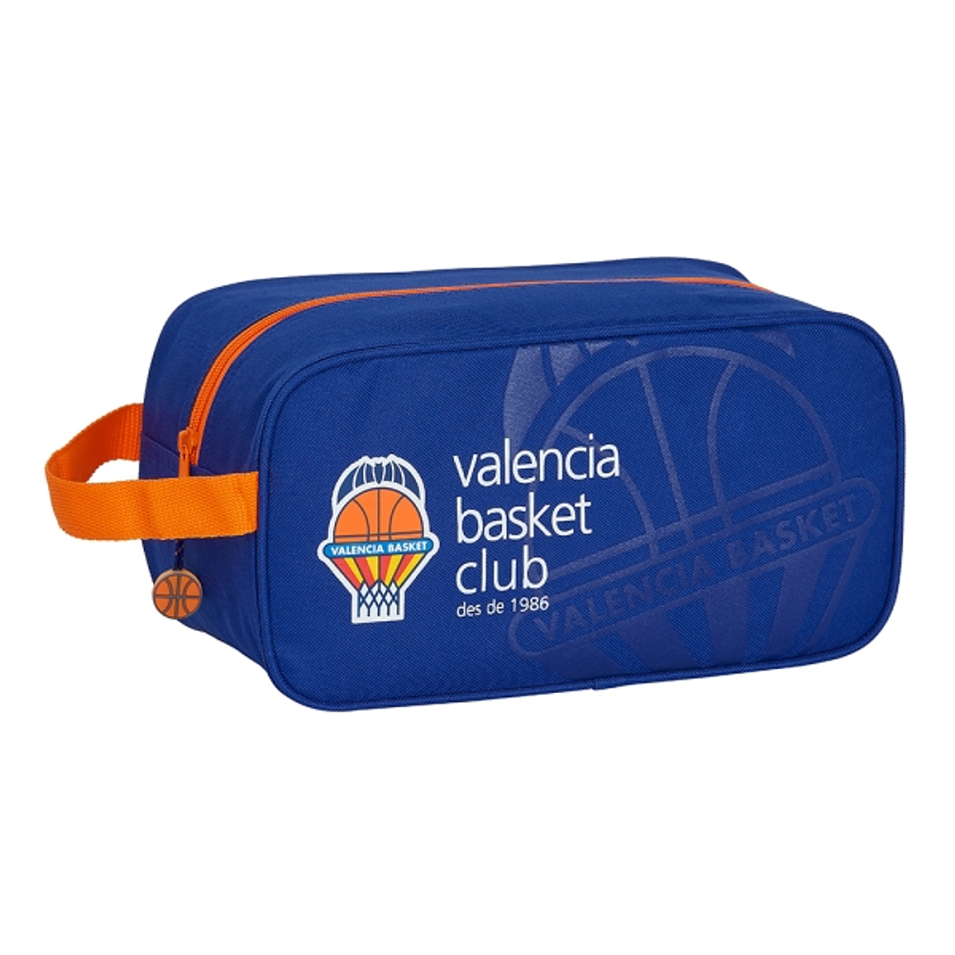 Safta Valencia Basket Zapatillero - Asa Lateral - 6L - Facil Transporte - 290x140x150mm - Color Azul Oscuro 1
