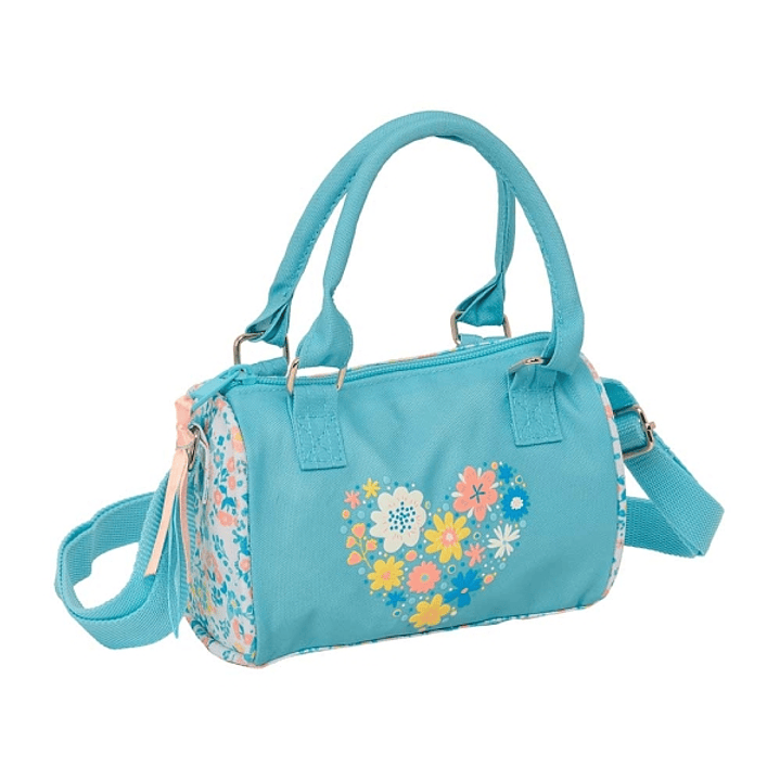 Safta Moos Fiori Bolso - Material Reciclado - 100x160mm - Color Azul Claro 1