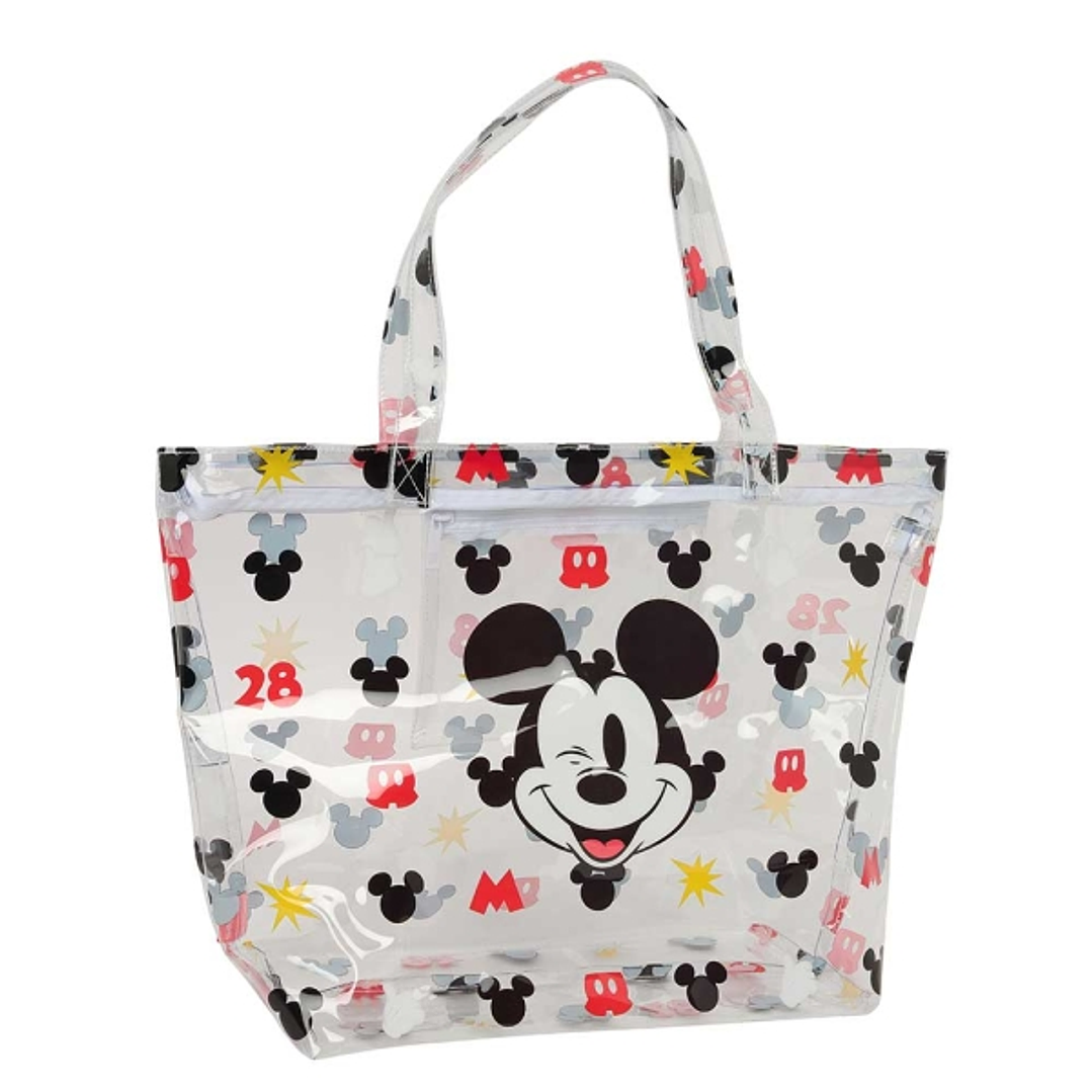 Safta Mickey Mouse Beach Bolso Grande - Cremallera - Bolsillo Interior - Asas Superiores - 31L - Ideal para Compras y Viajes - 540x170x350mm - Color B 1