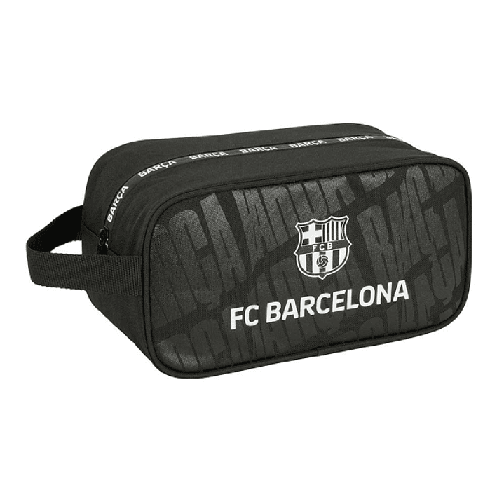 Safta F.C.Barcelona Zapatillero - Asa Lateral - 6L - Facil Transporte - Compacto y Ligero - 290x140x150mm - Color Negro 1