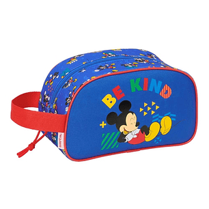Safta Mickey Mouse Today Neceser de 5L - Cremallera - Asa Lateral - Adapatable a Carro - 260x120x150mm - Color Azul