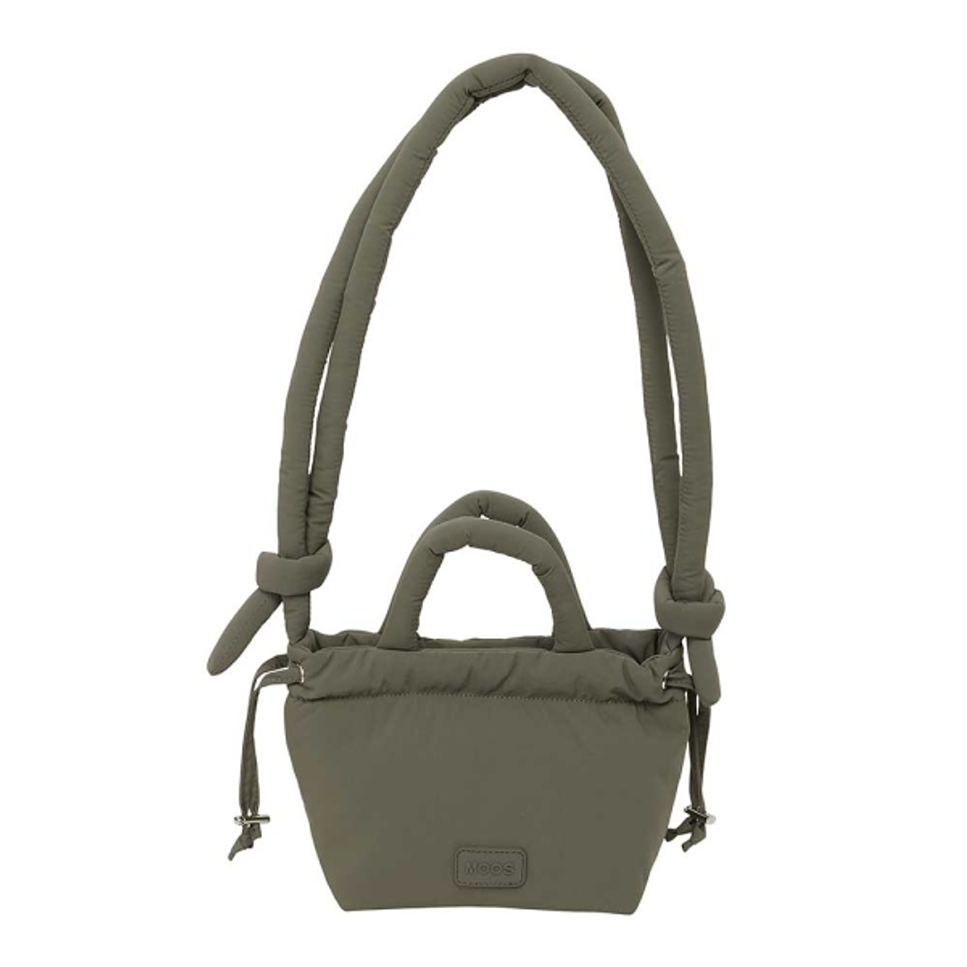 Safta Moos Capsula Bolso Compacto - Cierre de Iman - Cremallera - Cierre con Cordones - Asas Acolchadas - 2.56L - 160x100x160mm - Color Verde 1