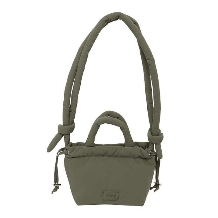 Safta Moos Capsula Bolso Compacto - Cierre de Iman - Cremallera - Cierre con Cordones - Asas Acolchadas - 2.56L - 160x100x160mm - Color Verde 1