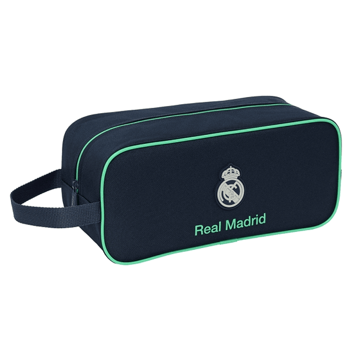 Safta Real Madrid 2ª Equipacion 25/26 Zapatillero - Asa Lateral - 7L - Material Resistente - 340x140x150mm - Color Azul Marino 1