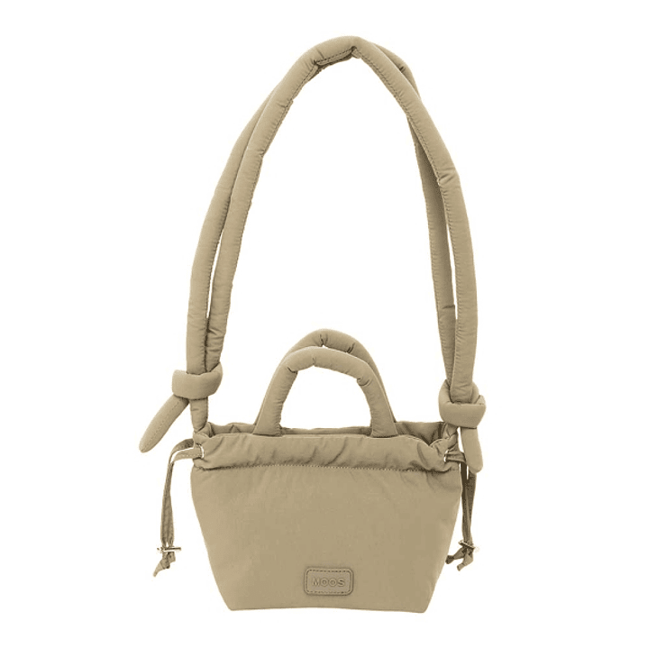 Safta Moos Capsula Bolso Compacto - Cierre de Iman - Cremallera - Cierre con Cordones - Asas Acolchadas - 2.56L - Estilo Moderno - 160x100x160mm - Col 1