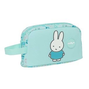 Safta Miffy Friends Portadesayunos Termico de 1.7L - Interior Forrado en Aluminio - Repelente al Agua - 215x65x120mm - Color Azul Claro