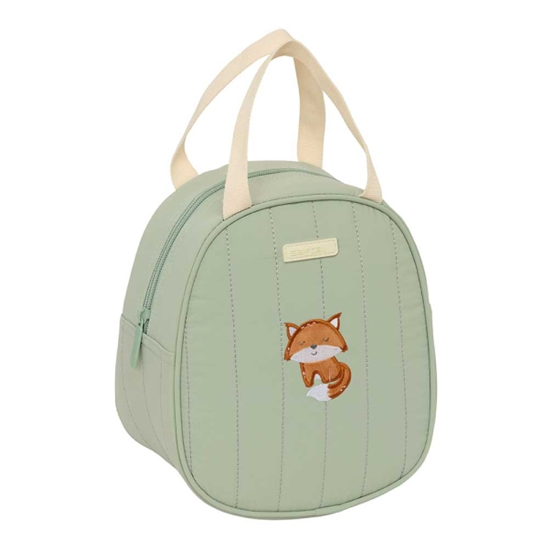 Safta Zorrito Neceser Termo de 5.85L - Interior Forrado en Aluminio - Asa Superior - 190x140x220mm - Color Verde 1