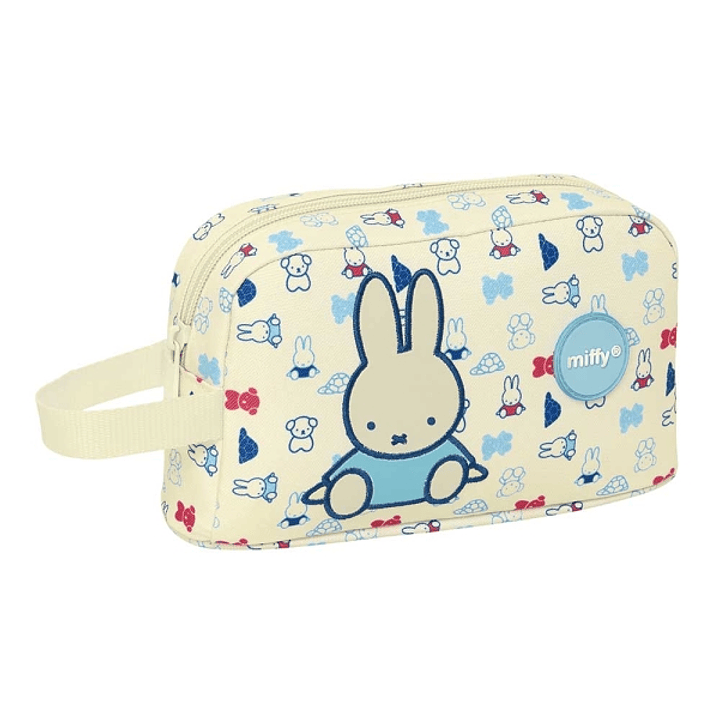 Safta Miffy Buddy Portadesayunos Termico de 1.7L - Interior Forrado en Aluminio - Repelente al Agua - 215x65x120mm - Color Beige 1