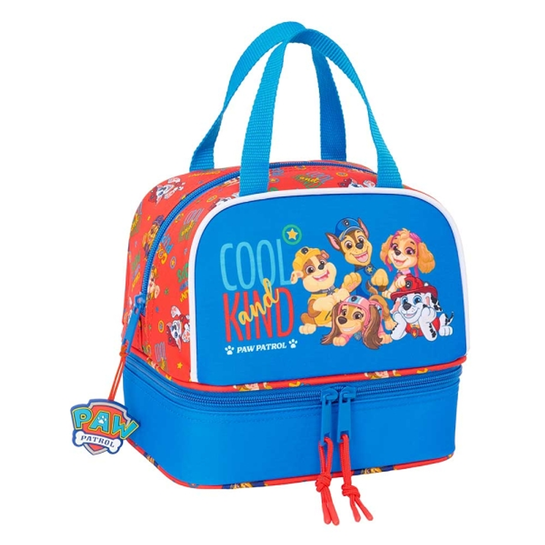 Safta Paw Patrol Cool Portameriendas de 6L - 200x150x200mm - Color Rojo y Azul 1