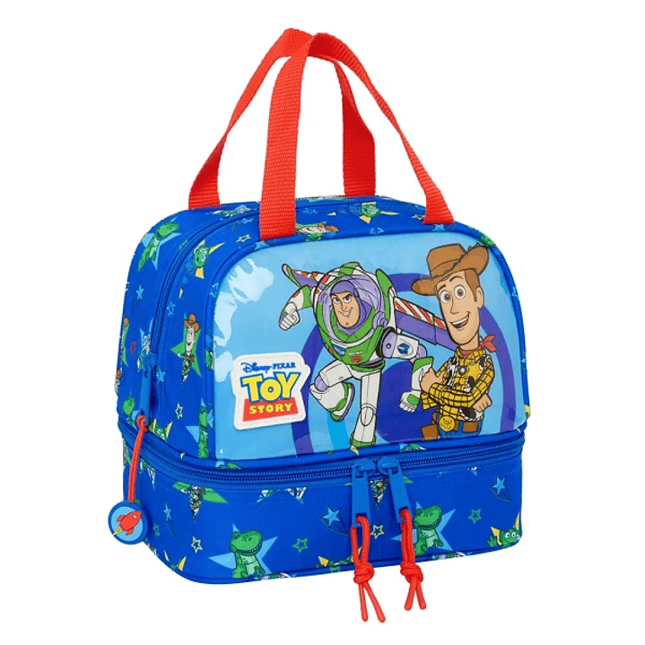 Safta Toy Story Good Vibes Portameriendas de 6L - 200x150x200mm - Color Azul 1