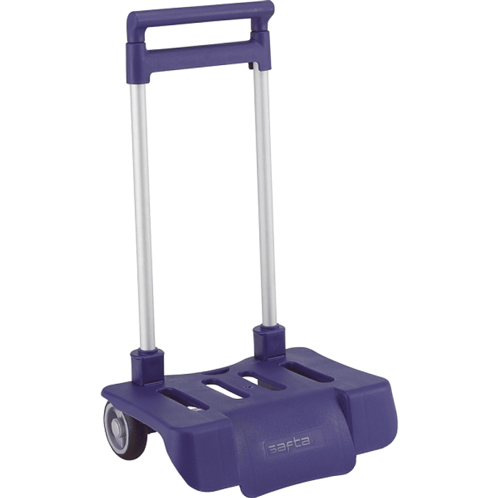 Safta Carro Portamochilas - Ruedas Antivibracion - Plegable y Compacto - Sistema Antivuelco - Material Resistente - Modelo Patentado - 32x16x44cm - Co 1