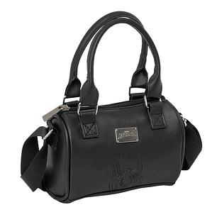 Safta Spider-Man Bolso - Cremallera - Interior Forrado - Asas y Bandolera Ajustables - 1.20L - Funcional y Practico - 160x75x100mm - Color Negro