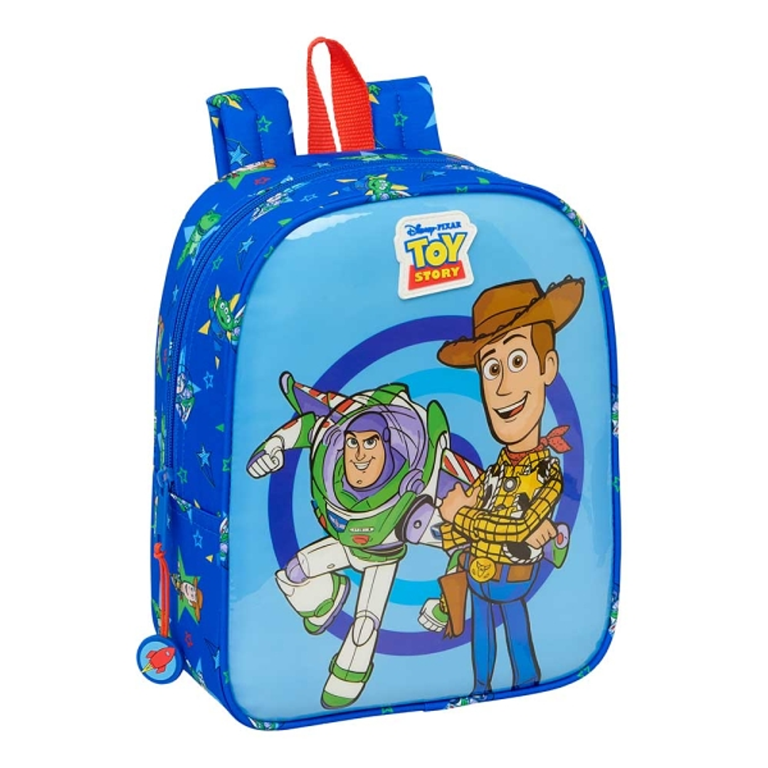 Safta Toy Story Good Vibes Mochila Guarderia - Adaptable a Carro - Cremallera - Tarjeta de Identificacion - Asa Superior - 6L - 220x100x270mm - Color  1