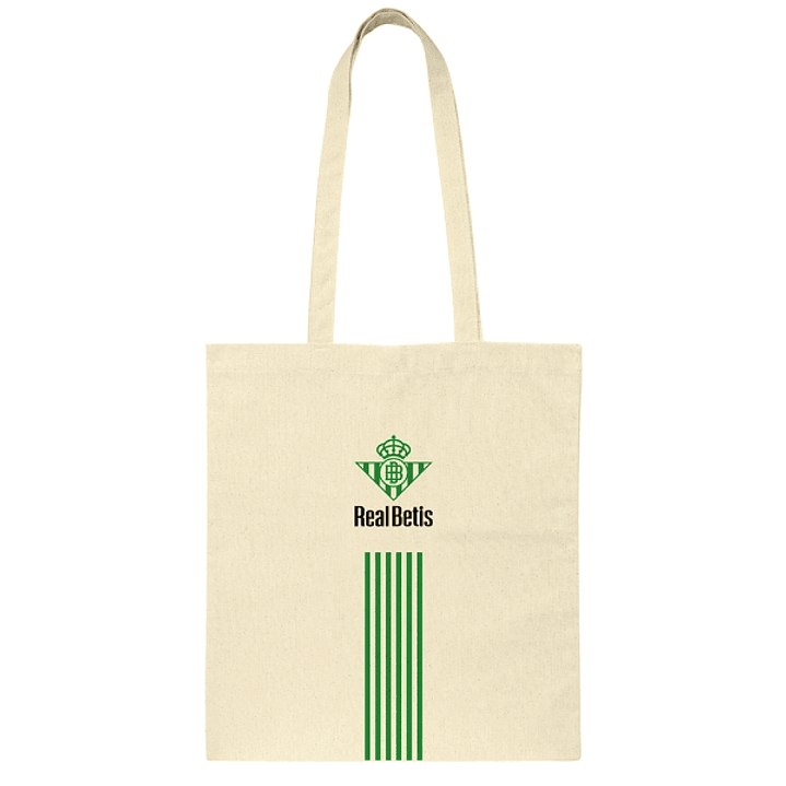 Safta Real Betis Balompie Tote Bag Bolsa de Tela - Asas de Mano - Color Beige 1