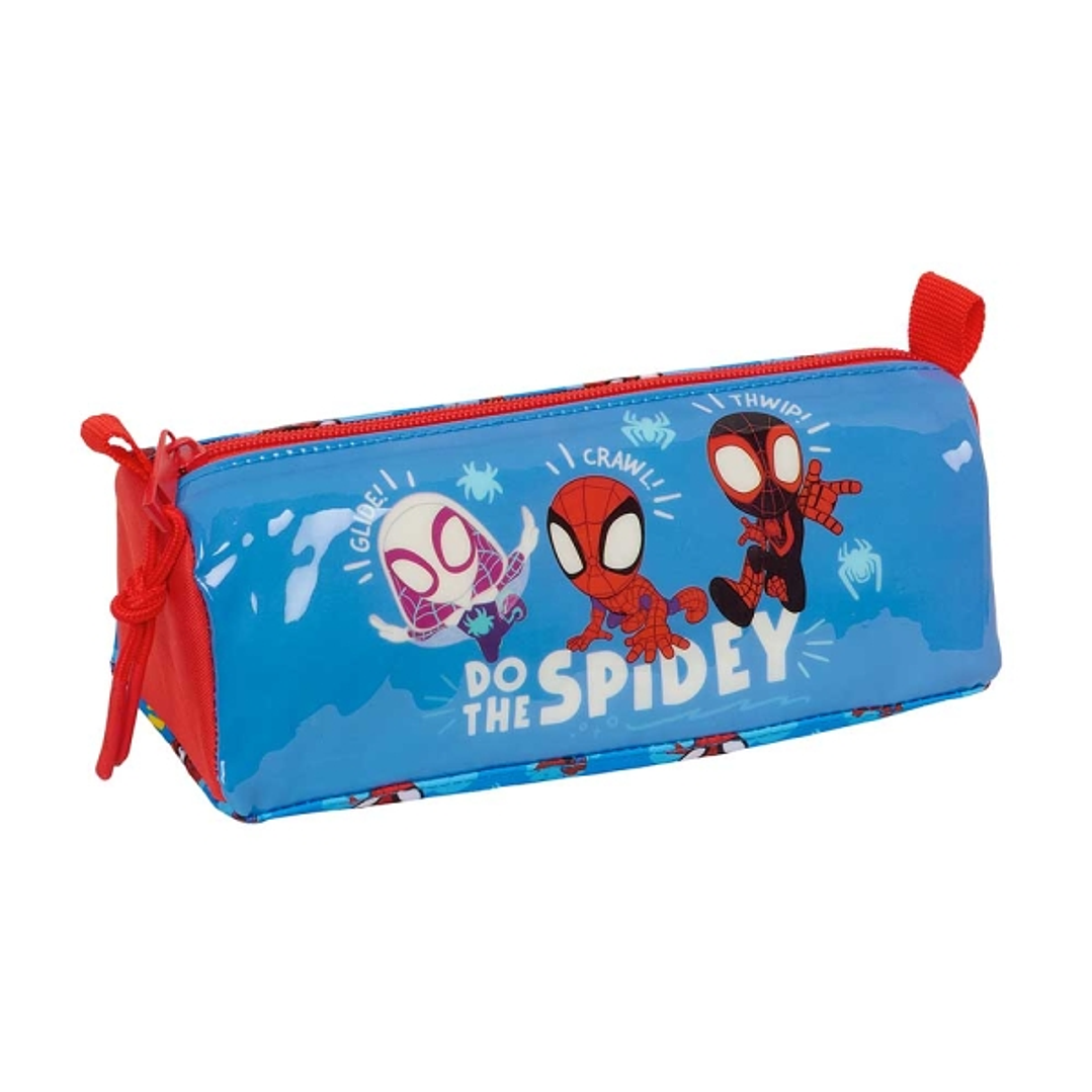 Safta Spidey Portatodo - Cremallera - 1.20L - 210x70x80mm - Color Rojo y Azul 1