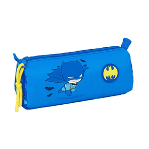 Safta Batman Preescolar Portatodo - Cremallera - 1.2L - 210x70x80mm - Color Azul