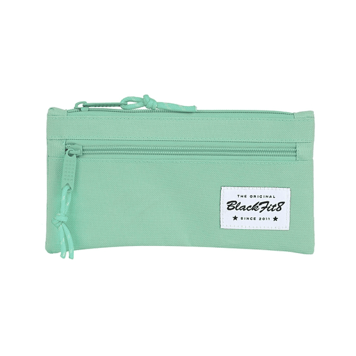 Safta Blackfit8 Portatodo - Bolsillo Frontal con Cremallera - 0.25L - 220x10x110mm - Color Turquesa 1