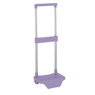 Safta Carro Portamochilas - Sujecion Universal - Material Resistente - Modelo Patentado - 26x10x34cm - Color Violeta