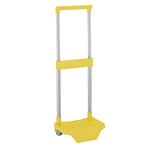 Safta Carro Portamochilas - Sujecion Universal - Material Resistente - Modelo Patentado - 26x10x34cm - Color Amarillo