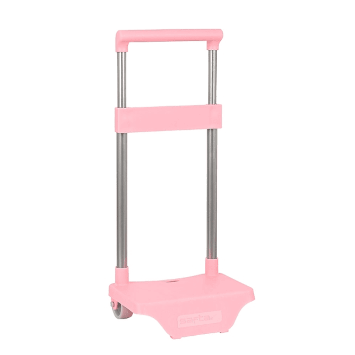 Safta Carro Portamochilas - Sujecion Universal - Material Resistente - Modelo Patentado - 20x170x675mm - Color Rosa 1