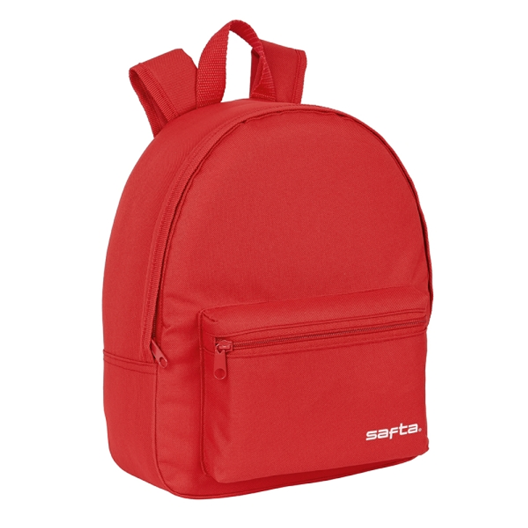 Safta Mini Mochila - Bolsillo Frontal - Cremallera - Hombreras Ajustables - Asa Superior Comoda - Compacta y Ligera - Ideal para Uso Diario - 270x100x 1