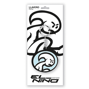 Safta el Niño Life Is Fun Llavero - Ideal Como Regalo - 80x30mm - Color Blanco y Negro