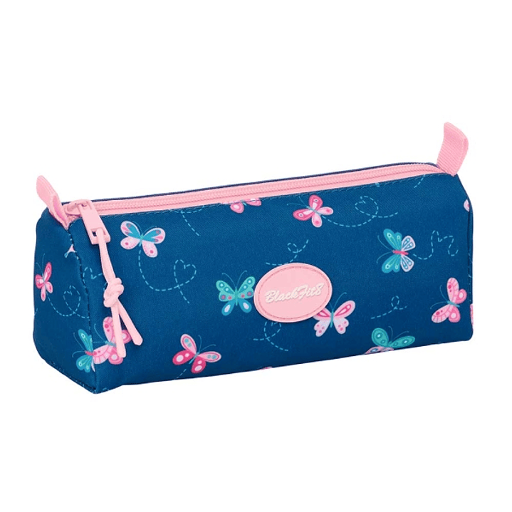 Safta Blackfit8 Mariposas Portatodo - Cremallera - 1.20L - 210x70x80mm - Color Azul Marino 1