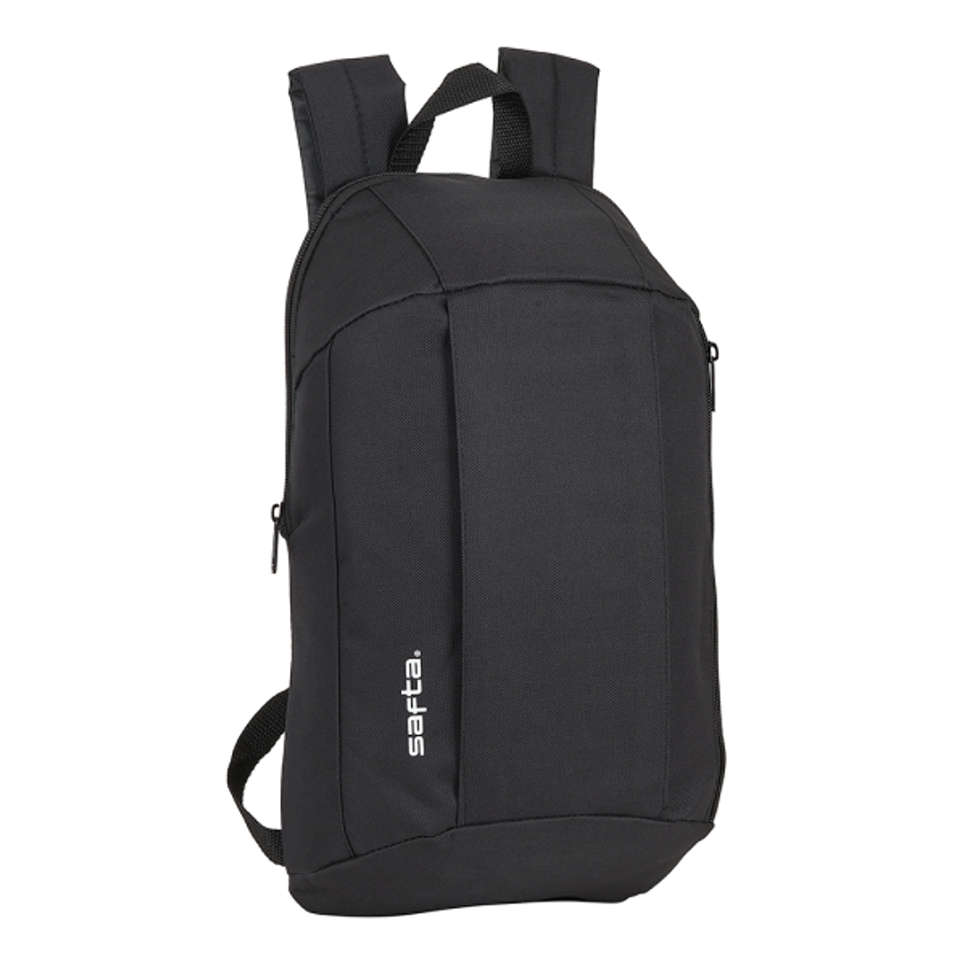 Safta Mini Mochila - Hombreras Ergonomicas - Asas de Mano - 8.5L - Resistente y Ligera - Bolsillo Frontal - Ajustables - Uso Diario - 220x100x390mm -  1