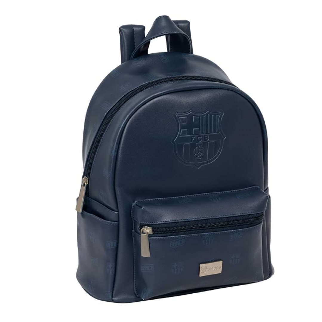 Safta F.C.Barcelona Mini Mochila - Bolsillo Frontal - Bolsillo Lateral - Interior Forrado - Hombreras Ajustables - Asa Superior Comoda - 9L - 240x120x 1