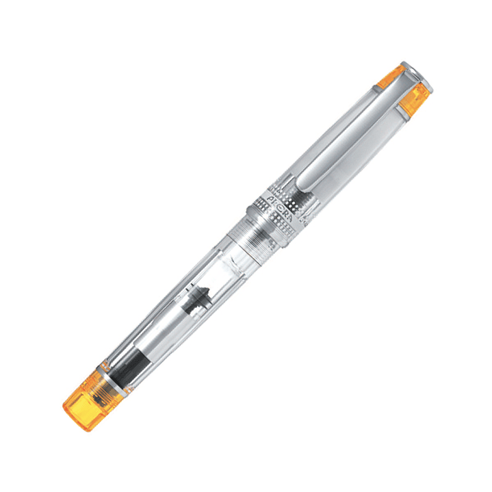 Pilot Prera Pluma Estilografica - Cuerpo Transparente - Incluye Convertidor y Cartucho de Tinta - Color Naranja 1