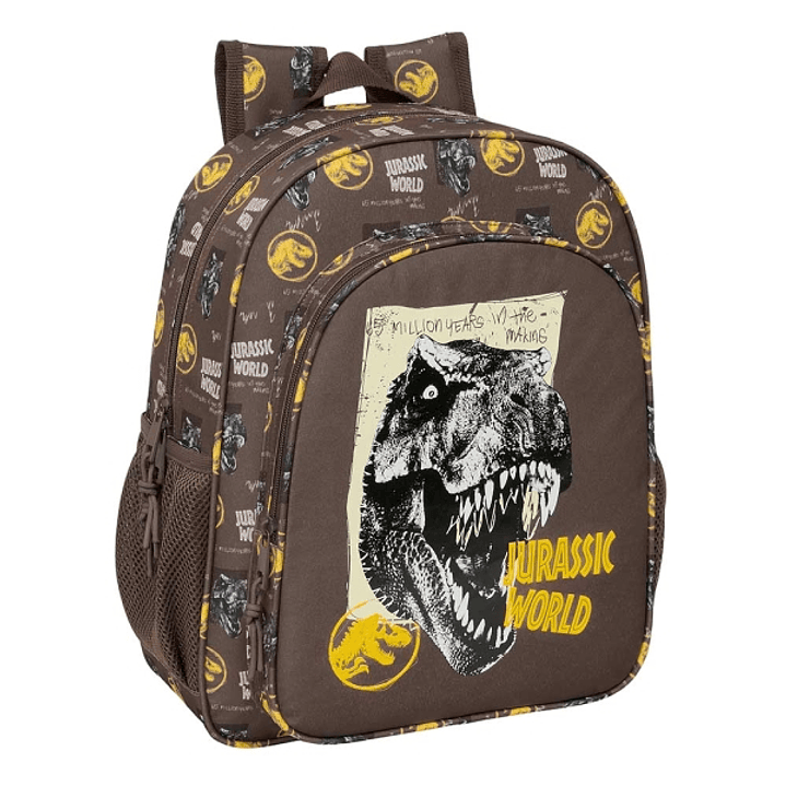 Safta Jurassic World Mochila - Adaptable a Carro - Portabotellas - Tirador Doble - Hombreras Ergonomicas - Espalda Acolchada - Bolsillo Frontal - Asa  1